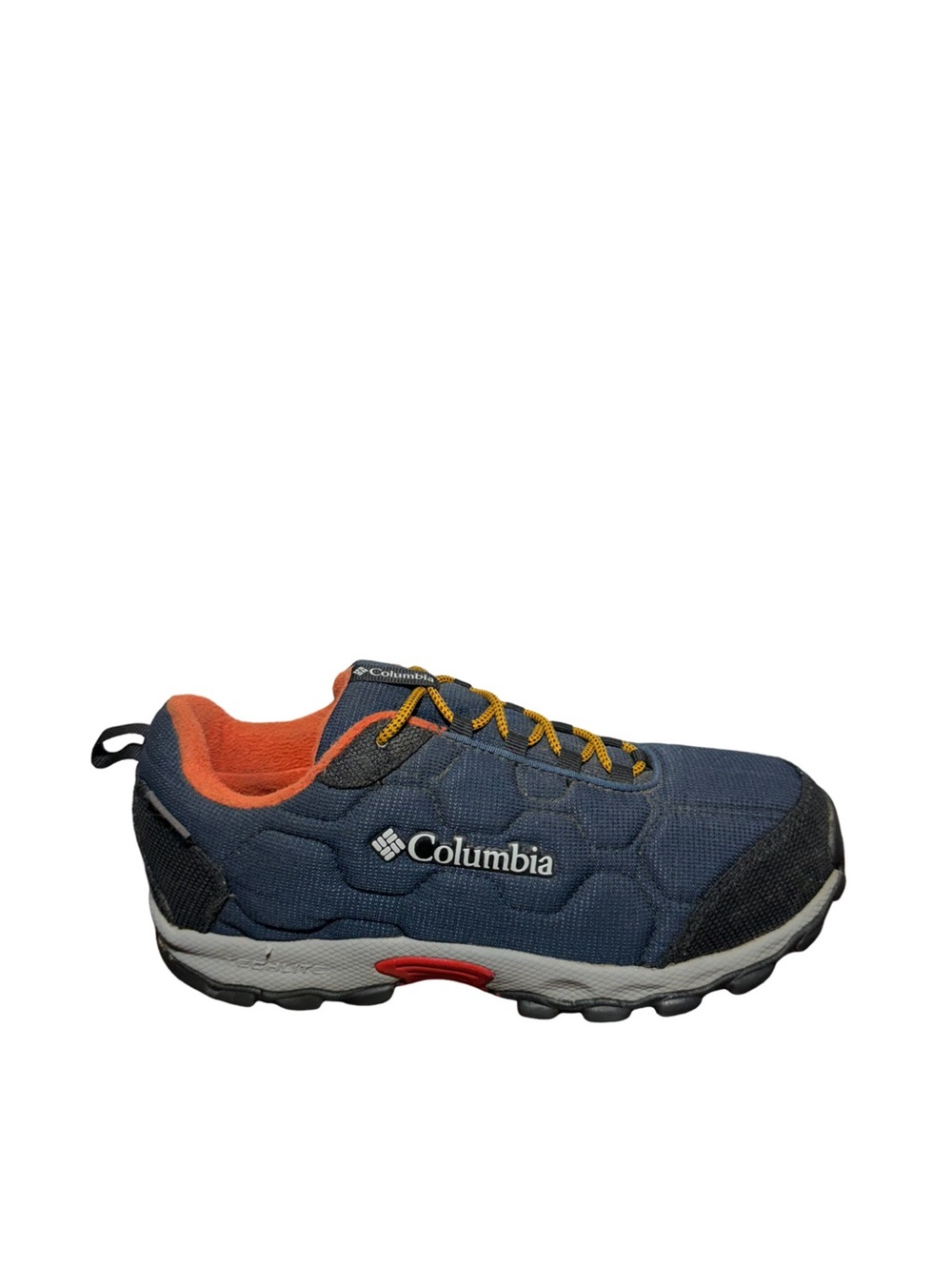 Columbia Blue Outdoor Slip-On Sneaker with Orange Lining size 6